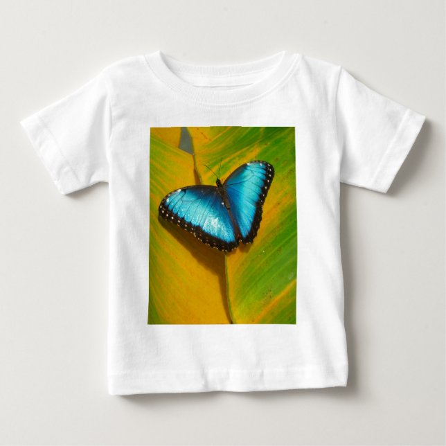 T-shirt Bela Borboleta Iridescente (Frente)