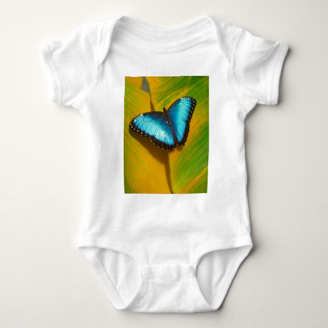 T-shirt Bela Borboleta Iridescente (Frente)