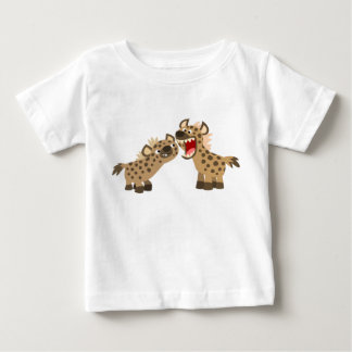 T-shirt Bela Caricatura De Teetos Grandes Hyenas Baby T-Sh