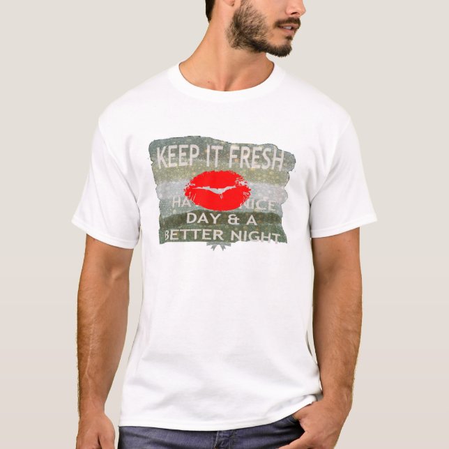 T-shirt Bela e perfeita salvação da data (Frente)