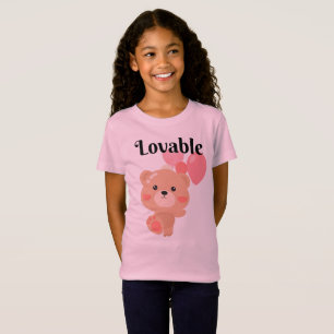 T-Shirt Bela Jersey, De Meninas Amáveis