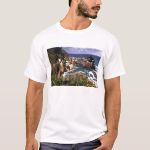 T-shirt Bela Vila de Vernazza em Cinque
