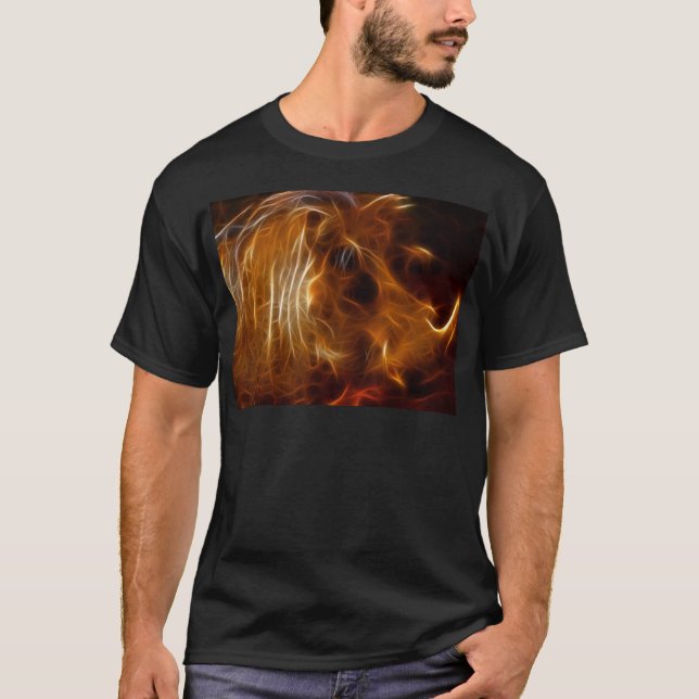 T-shirt Beleza de varrascos na besta (Frente)