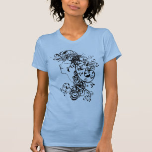 T-shirt Beleza Flourishing do KRW