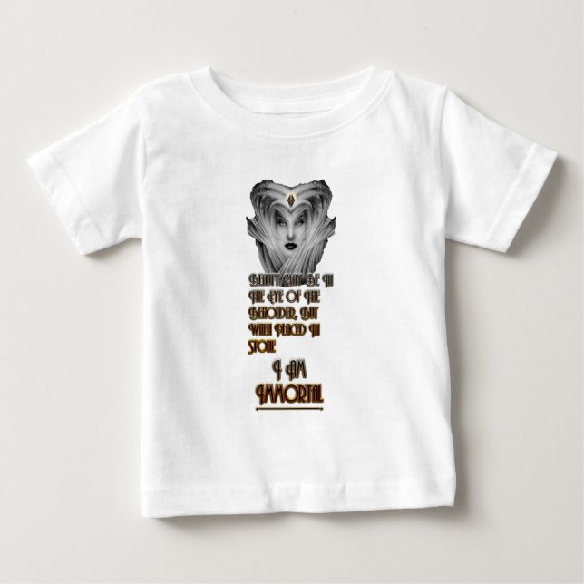 T-shirt Beleza Imortal - Olho Do Beholder (Frente)