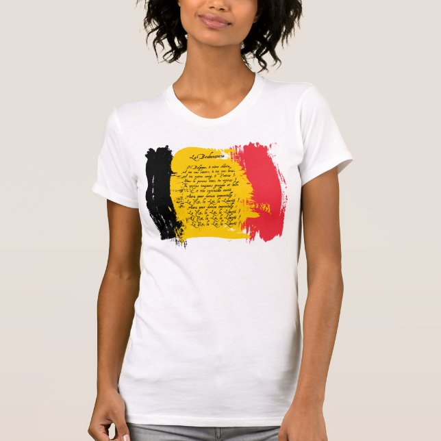 T-shirt Bélgica - La Brabançonne (Frente)
