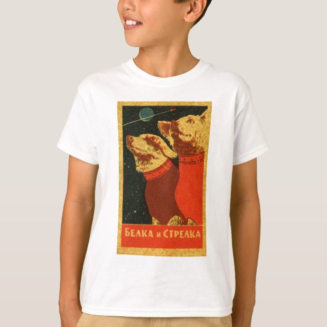 T-shirt Belka e Strelka (Frente)