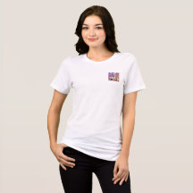 T-Shirt BELLA WOMENS FLOWER DESIGN