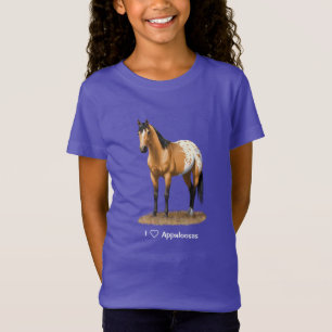 T-shirt Belo Buckskin Appaloosa Quarter Horse