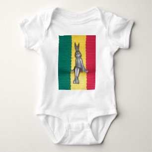 T-shirt Belo coelho Rasta Oasis Metal Bunny