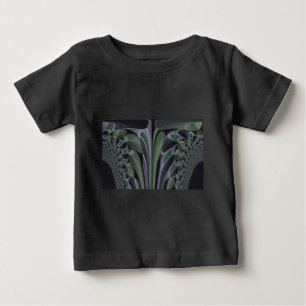 T-shirt Belo Design de Textura de Aurora Verde