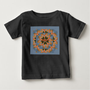T-shirt Belo vazio de girafa colorida africana