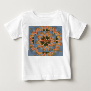 T-shirt Belo vazio de girafa colorida africana
