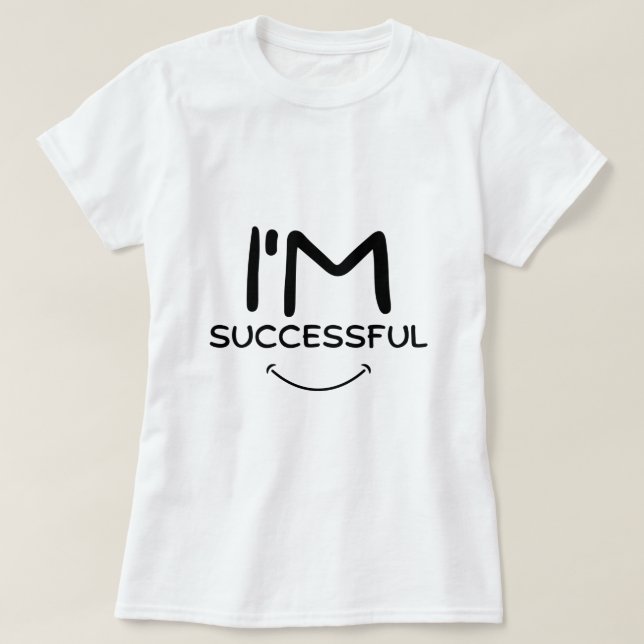 T-Shirt bem-sucedido (Frente do Design)