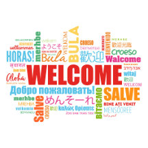 T-Shirt Bem-vindo a Diferentes Línguas