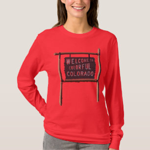 T-shirt bem-vindo ao Colorado