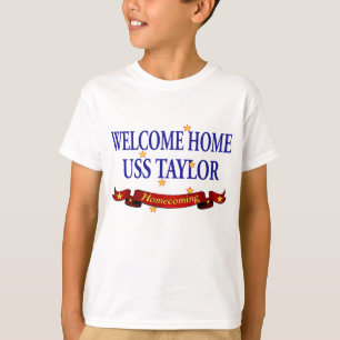 T-shirt Bem-vindo ao lar USS Taylor