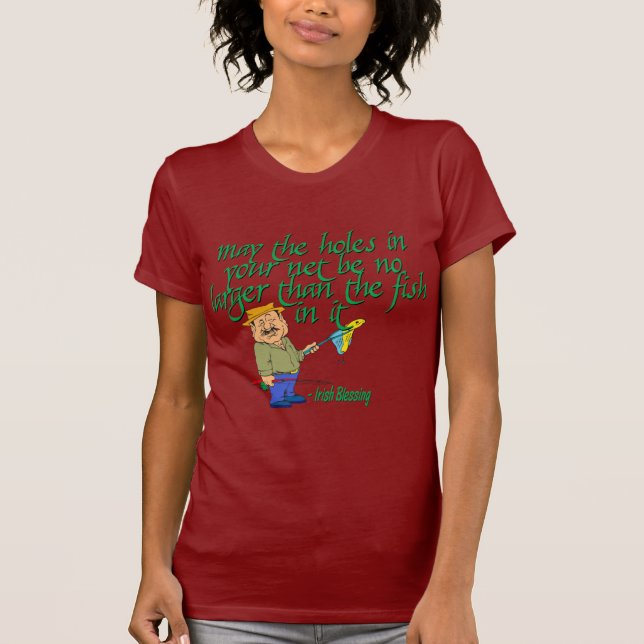 T-shirt Bênção da Pesca Irlandesa (Frente)