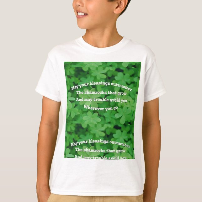 T-shirt Bênção irlandesa (Frente)