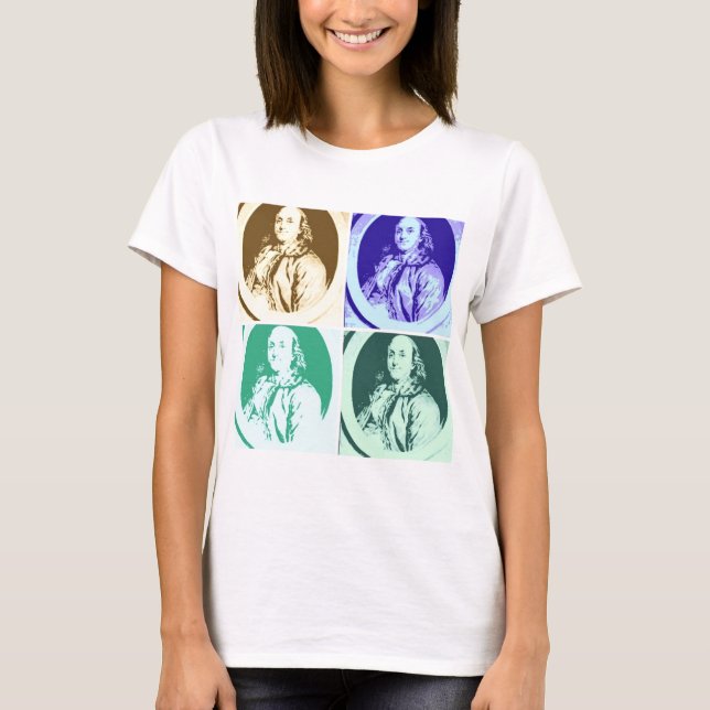T-shirt Benjamin Franklin (Frente)