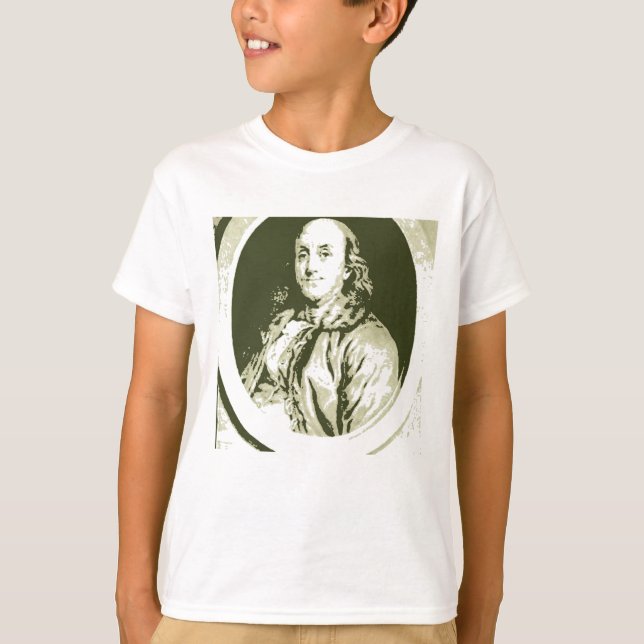 T-shirt Benjamin Franklin (Frente)