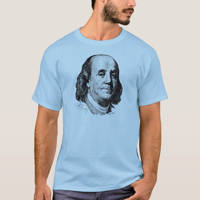 T-shirt Benjamin Franklin (Frente)