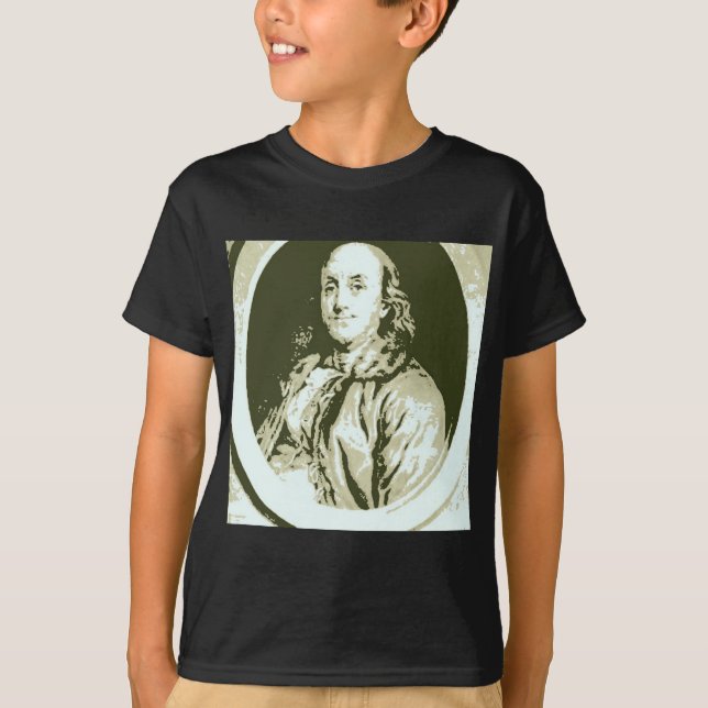 T-shirt Benjamin Franklin (Frente)