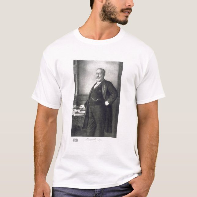 T-shirt Benjamin Harrison (1833-1901), 2ó presidente de t (Frente)