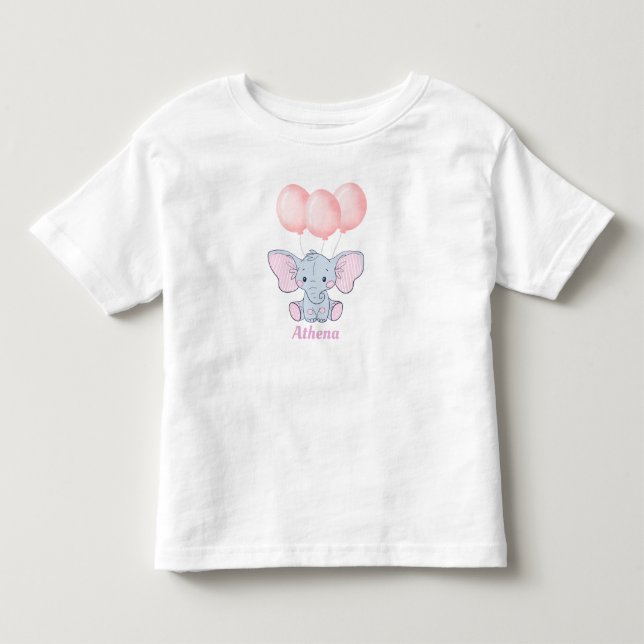 T-Shirt Bephant Baby Elephant Personalizado (Frente)