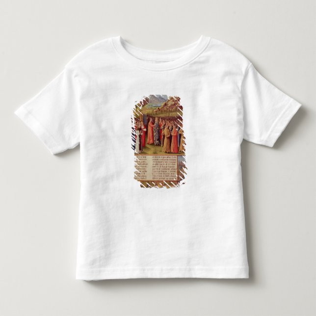 T-shirt Bernard cruzada preaching de Clairvaux da segunda (Frente)