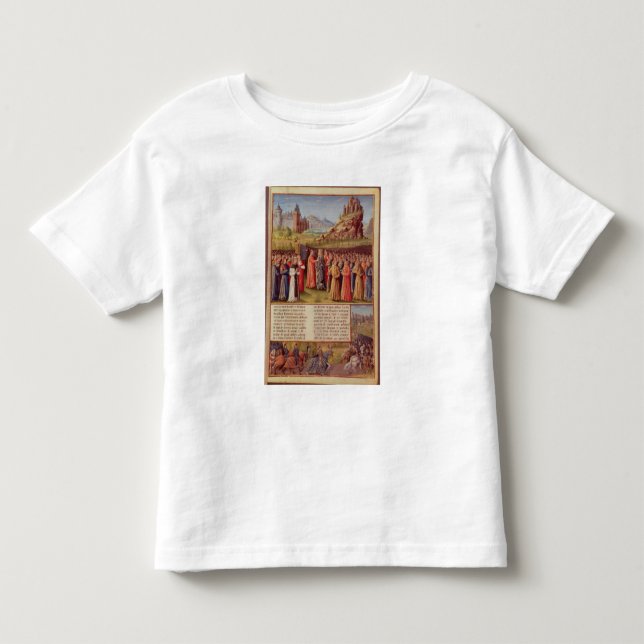 T-shirt Bernard cruzada preaching de Clairvaux da segunda (Frente)