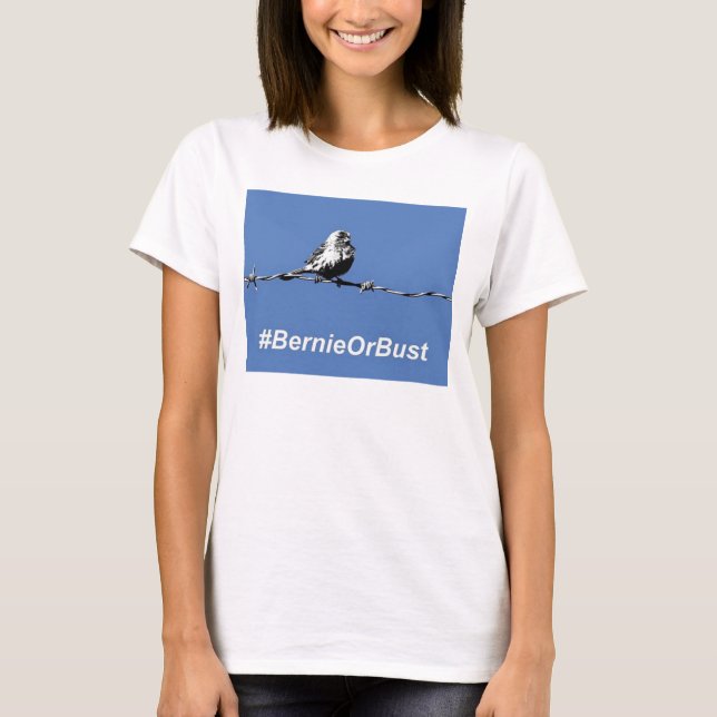 T-Shirt Bernie Ou Bust (Frente)