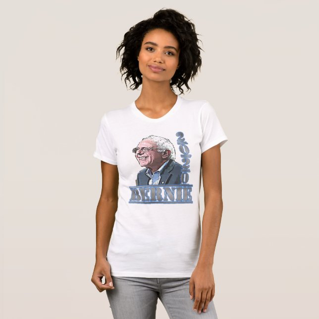 T-shirt Bernie Sanders 2020 - Tshirt de apoio eleitoral (Frente Completa)