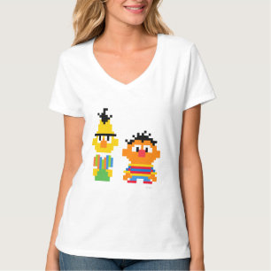 T-shirt Bert e Ernie Pixel Art
