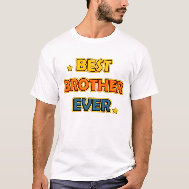 T-shirt Best Brother Ever (Frente)