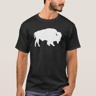 T-shirt Besta Sombra de Búfalo Branco