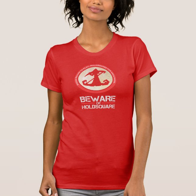 T-shirt Beware de HoldSquare (Frente)