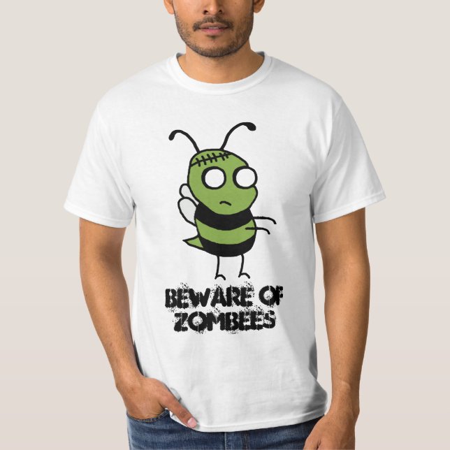 T-shirt Beware de Zombees (Frente)