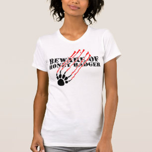 T-shirt Beware do texugo de mel