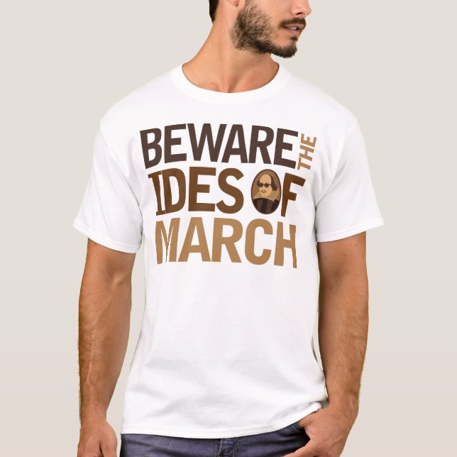 T-shirt Beware o Ides de março (Frente)