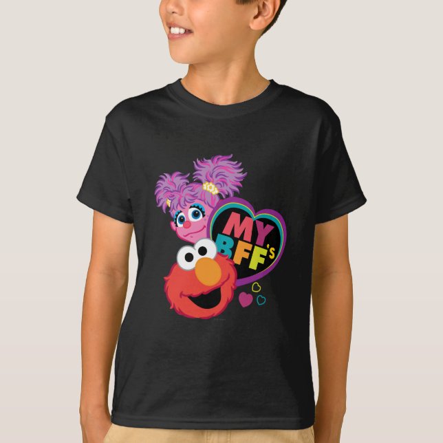 T-shirt BFF Abby e Elmo (Frente)