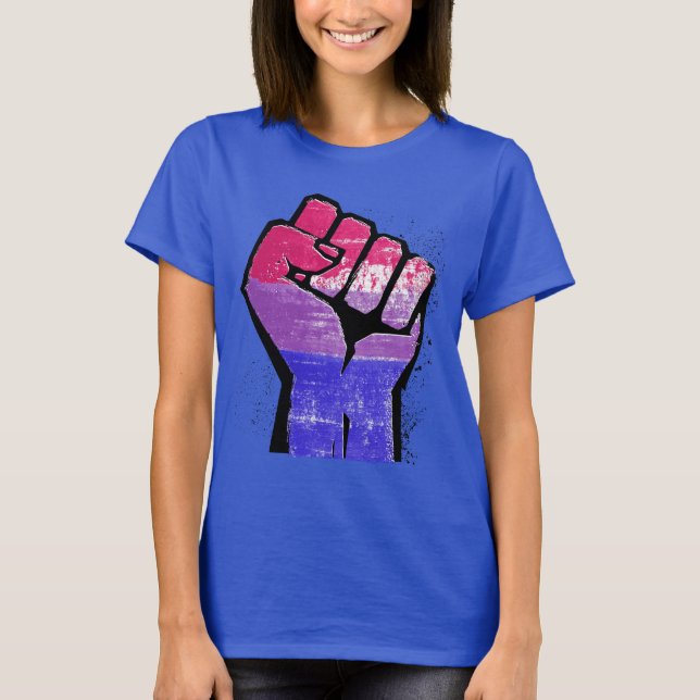 T-shirt Bi Pride e Poder (Frente)