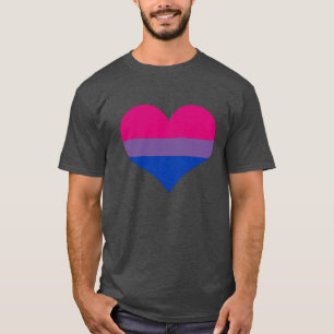 T-Shirt Bi Pride Heart