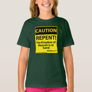 T-shirt Bíblia cita cristão
