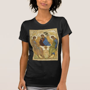 T-shirt Bíblia icónica de Abraham dos anjos da trindade 