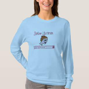 T-shirt Bibliotecário Zombie
