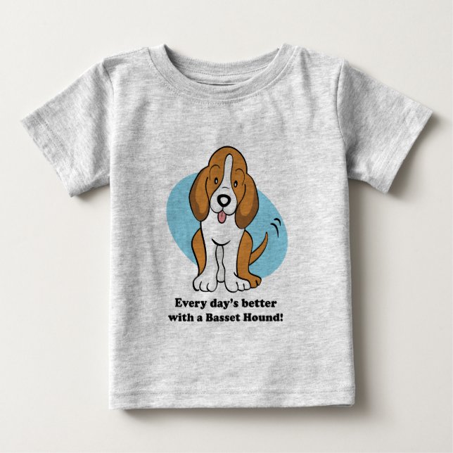 T-shirt Bicho de Cartoon Bonito, Bebê Bebê (Frente)