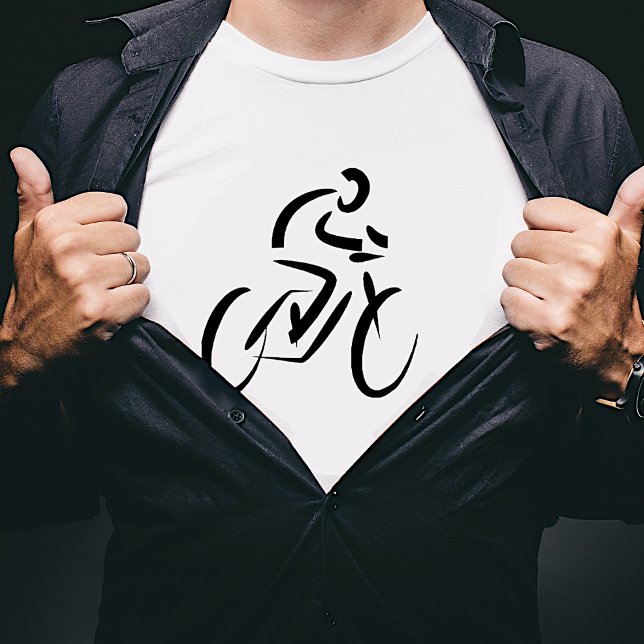 T-shirt bicicleta (Criador carregado)