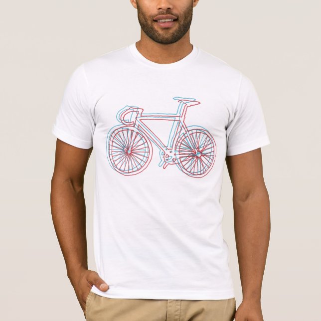 T-shirt bicicleta 3Dish (Frente)