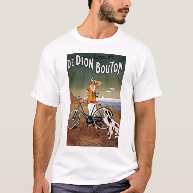 T-shirt Bicicleta Anúncio, 1925 (Frente)